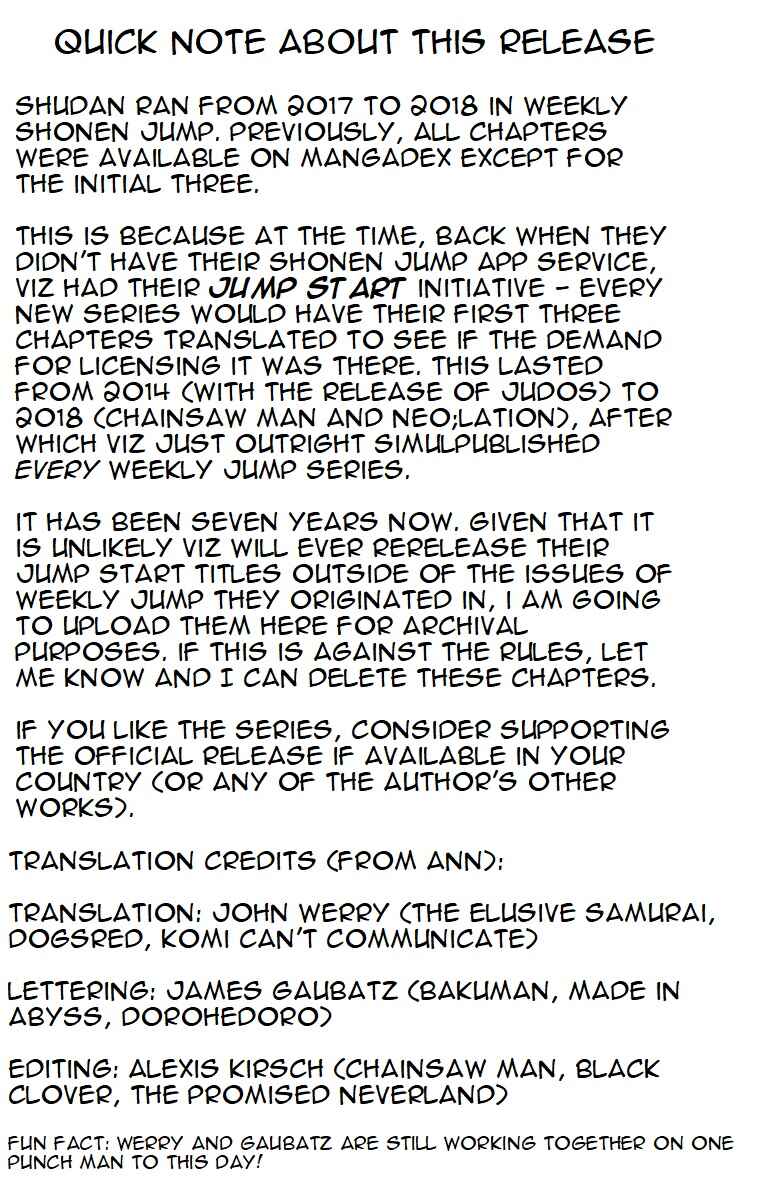 Page 2 Chapter 1 Shudan!