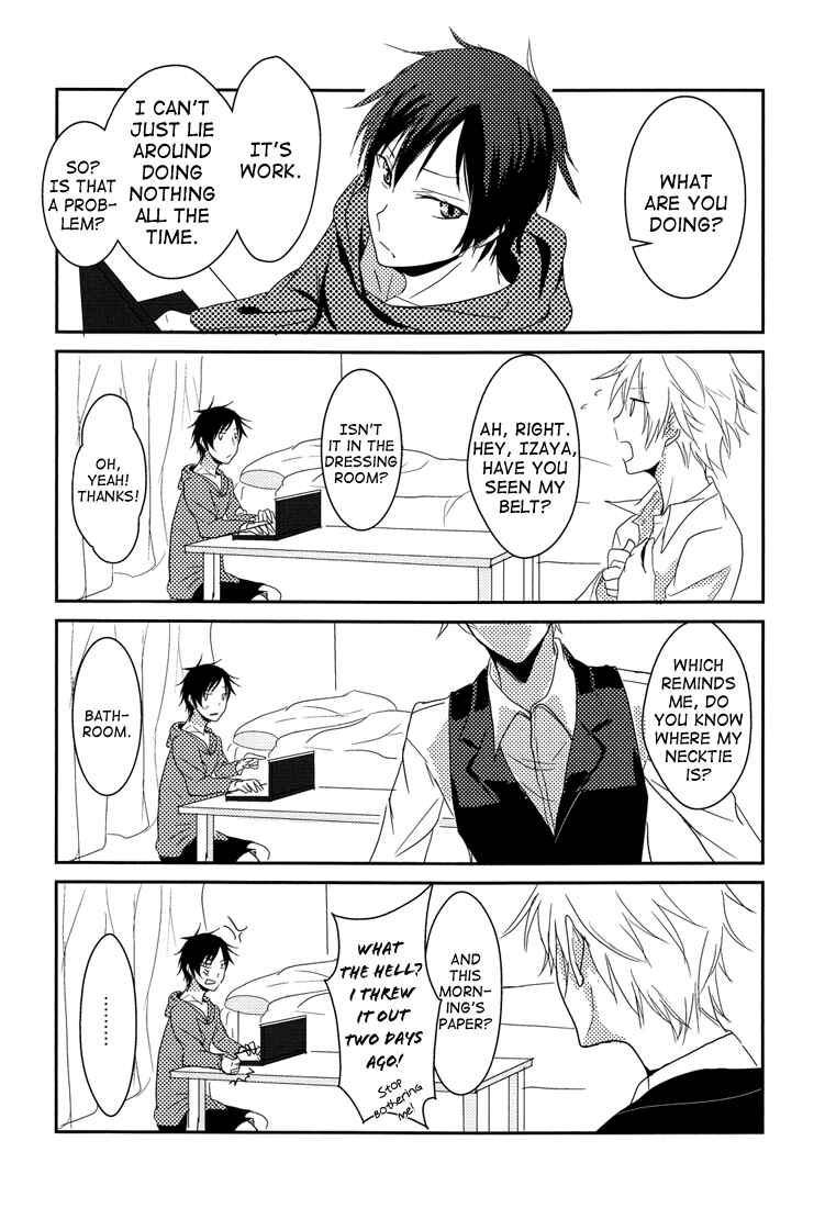 Page 18 Chapter Unknown_538b Durarara!! - House Sitter Izaya (Doujinshi)