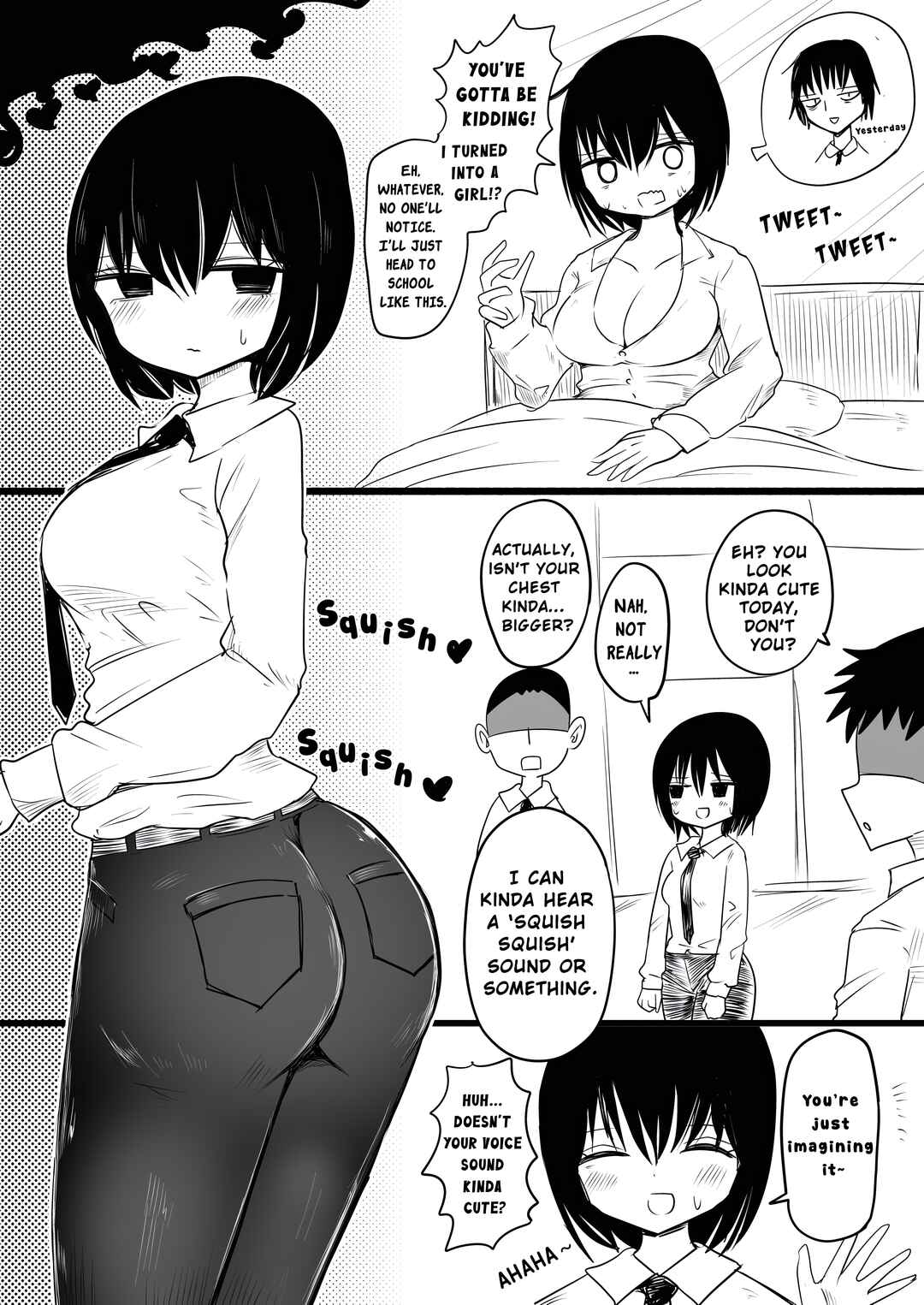 Page 1 Chapter Unknown_d264 Gomakashi kirenakatta TS musume