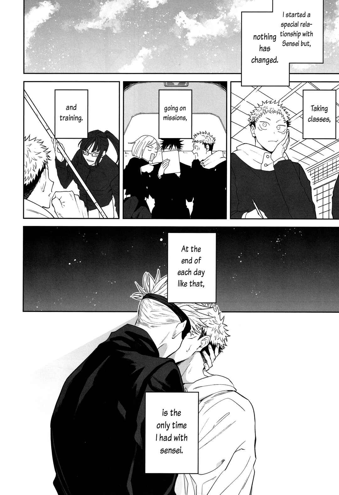 Page 13 Chapter Unknown_77fe Jujutsu Kaisen - Kimi no Tokubetsu ni Naritai (Doujinshi)