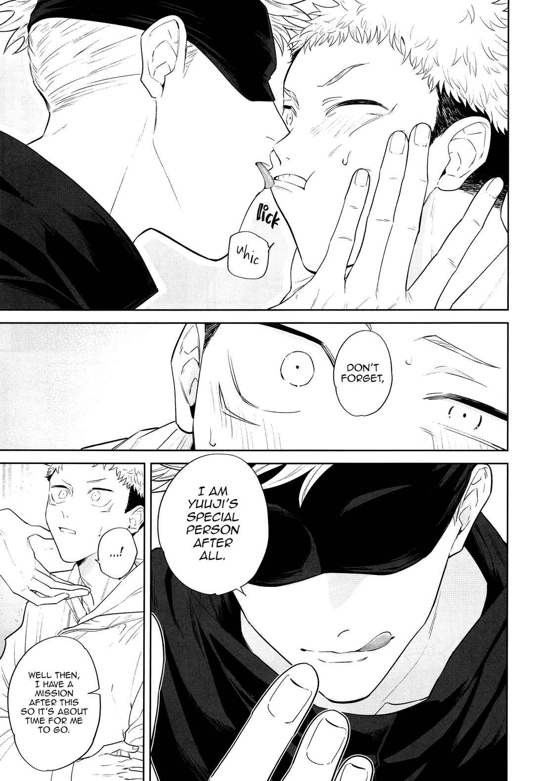 Page 18 Chapter Unknown_77fe Jujutsu Kaisen - Kimi no Tokubetsu ni Naritai (Doujinshi)