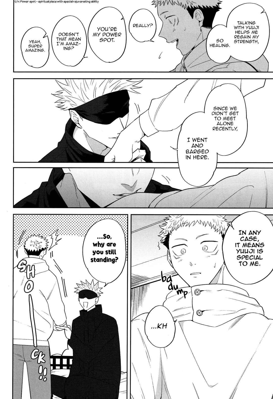 Page 39 Chapter Unknown_77fe Jujutsu Kaisen - Kimi no Tokubetsu ni Naritai (Doujinshi)