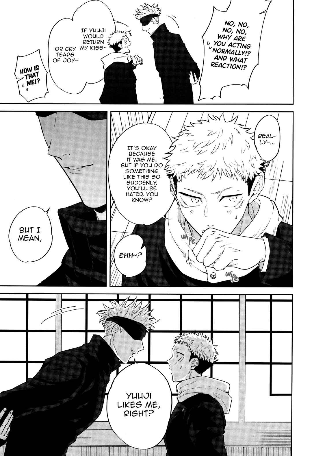 Page 8 Chapter Unknown_77fe Jujutsu Kaisen - Kimi no Tokubetsu ni Naritai (Doujinshi)