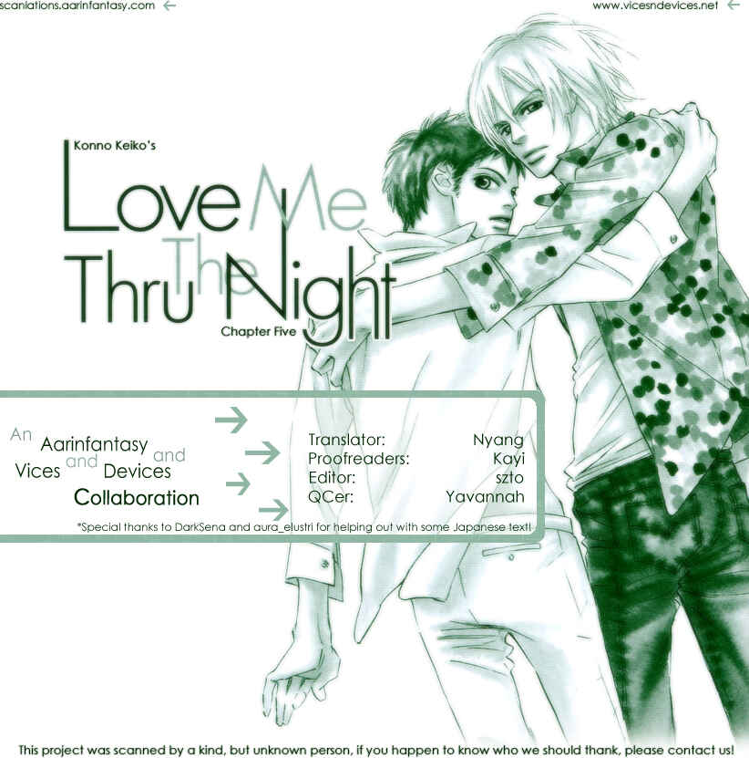 Page 1 Chapter 5 Love Me Thru the Night