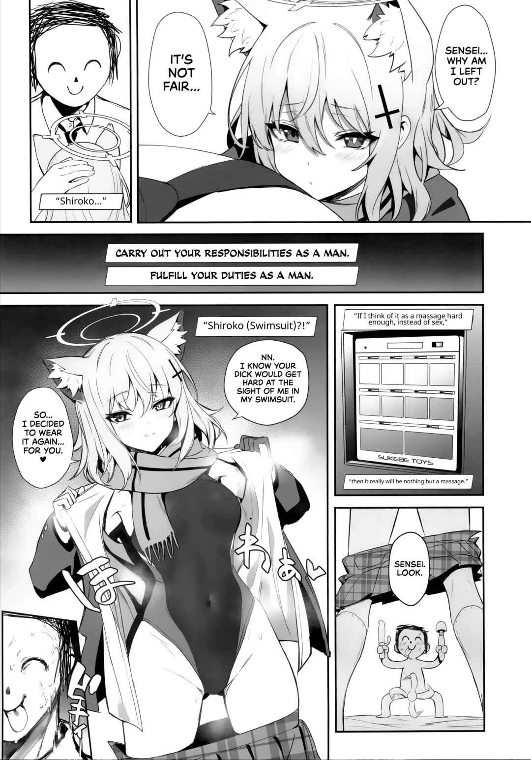 Page 10 Chapter Unknown_8aef Blue Archive - Blyew Archive ~Being Taken To A Love Hotel By An EXTREMELY Horny Shiroko~