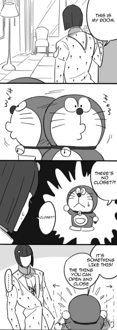 Page 12 Chapter 1 JoJos Bizarre Adventure / Doraemon - Doraemon & Bucciarati (Doujinshi)
