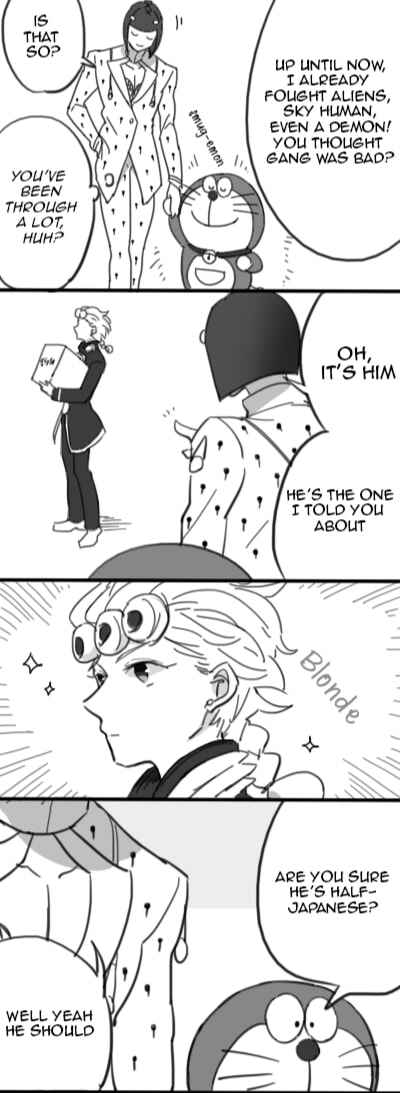 Page 6 Chapter 1 JoJos Bizarre Adventure / Doraemon - Doraemon & Bucciarati (Doujinshi)