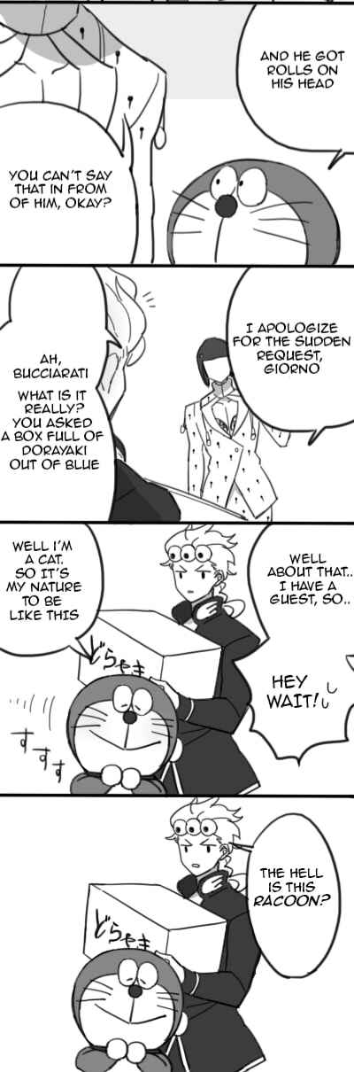Page 7 Chapter 1 JoJos Bizarre Adventure / Doraemon - Doraemon & Bucciarati (Doujinshi)