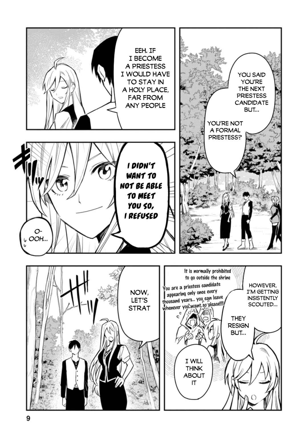Page 8 Chapter 31.1 Nomin Kanren no Sukiru Bakka Agetetara Nazeka Tsuyoku Natta