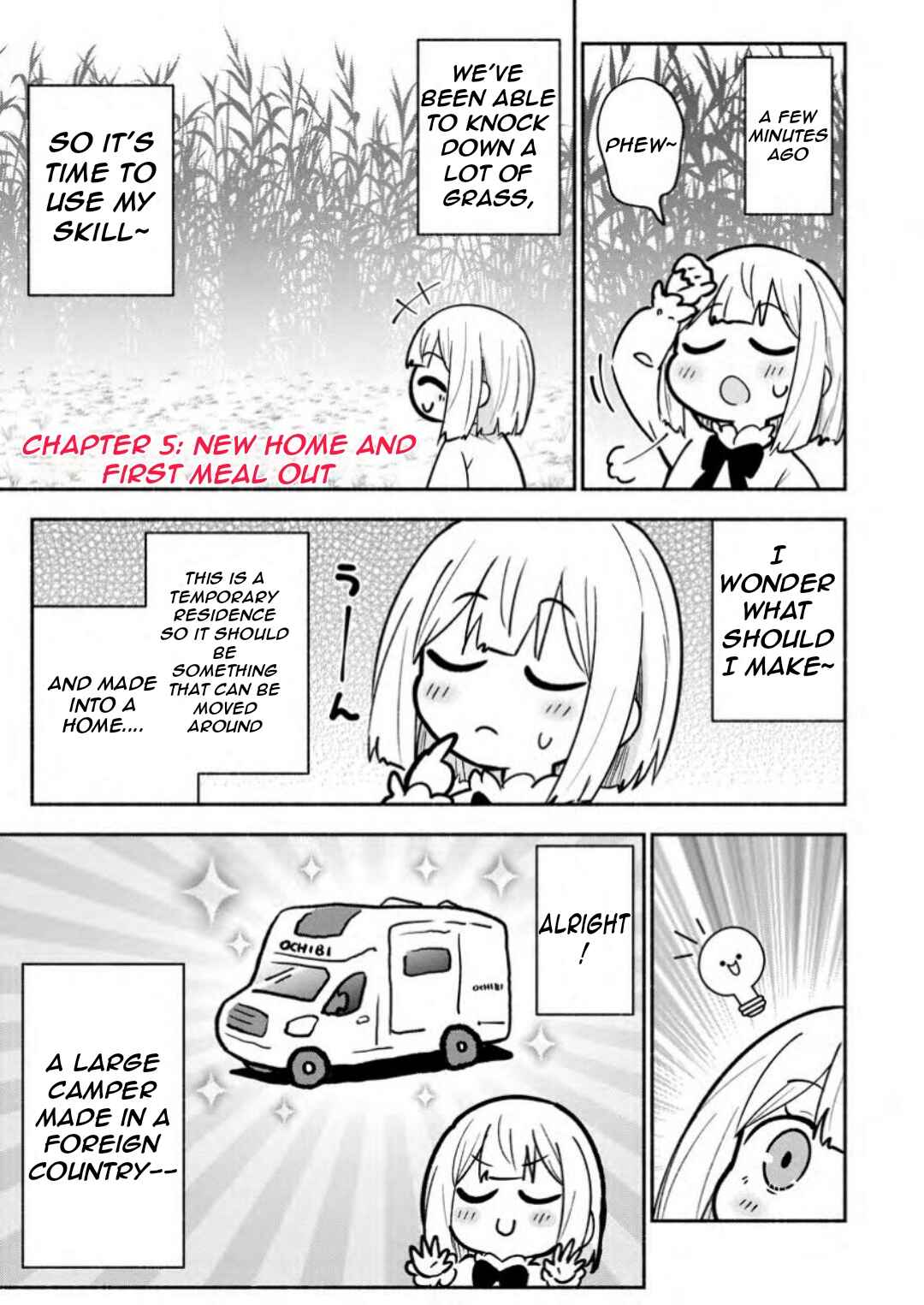 Page 3 Chapter 5 Isekai No Ochibi-chan wa Kyou mo Nanika wo Tsukuri Dasu
