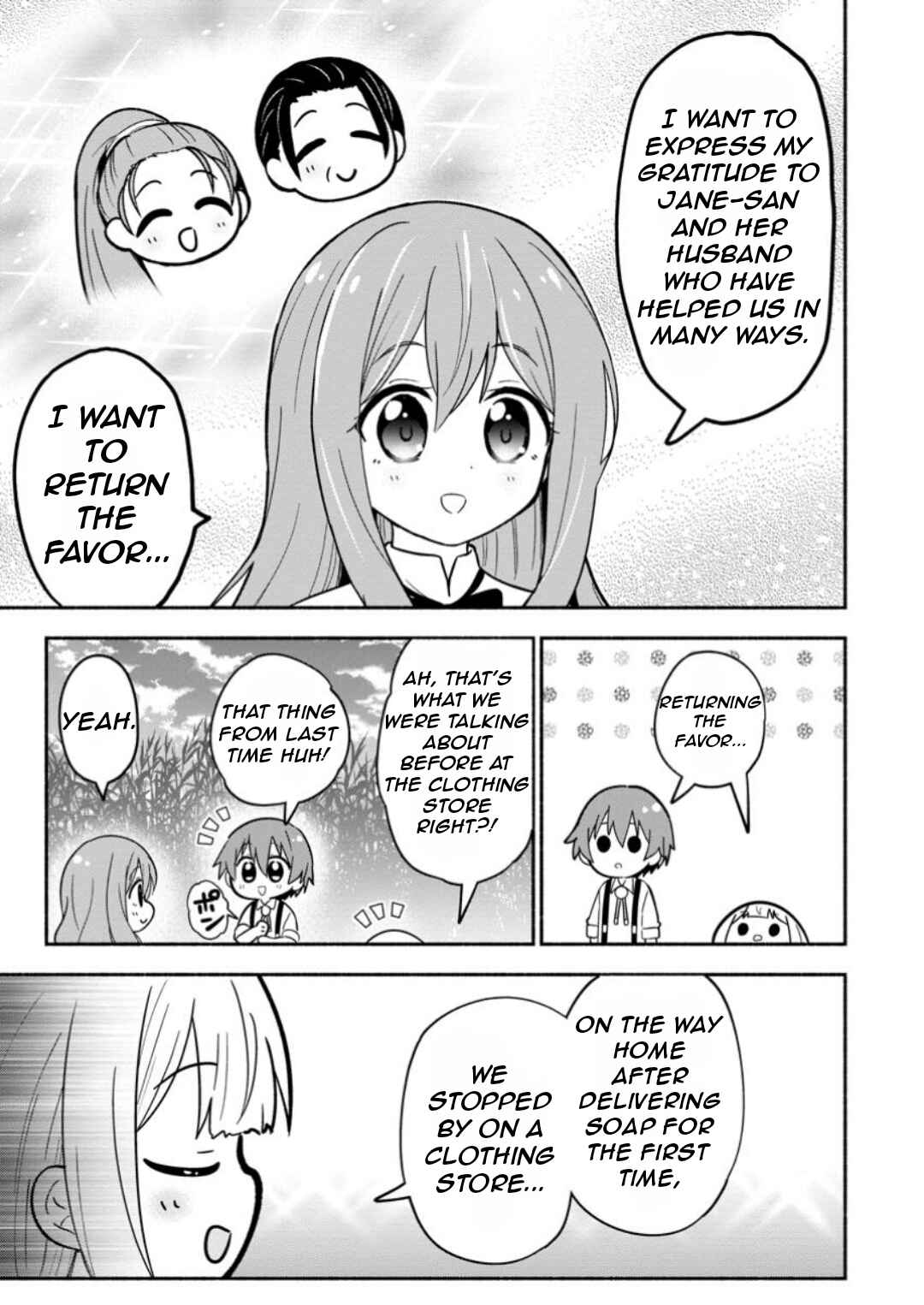 Page 8 Chapter 9 Isekai No Ochibi-chan wa Kyou mo Nanika wo Tsukuri Dasu