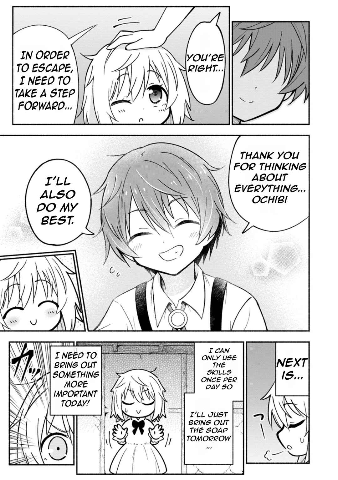 Page 28 Chapter 2 Isekai No Ochibi-chan wa Kyou mo Nanika wo Tsukuri Dasu