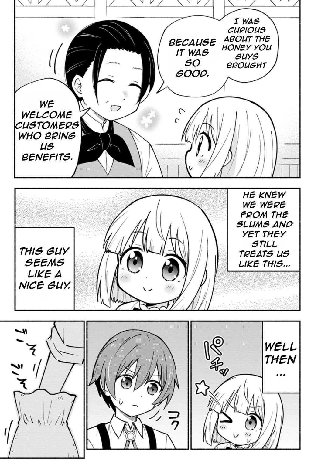 Page 14 Chapter 3 Isekai No Ochibi-chan wa Kyou mo Nanika wo Tsukuri Dasu