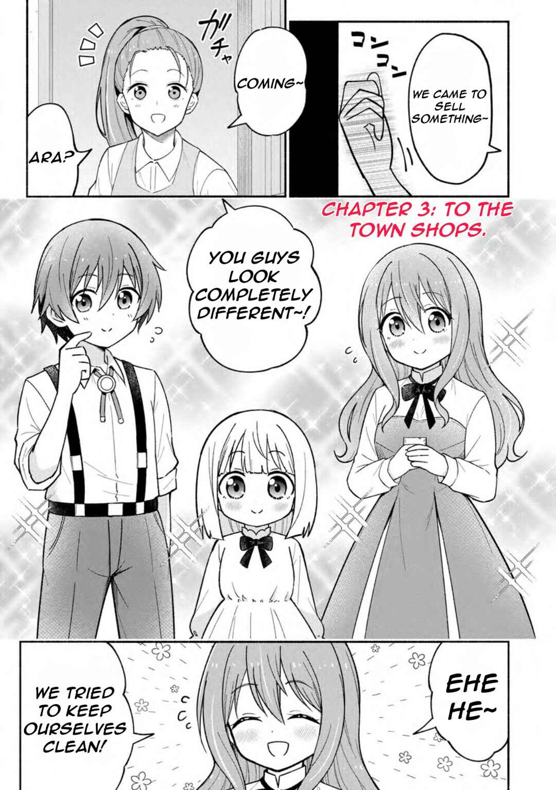 Page 4 Chapter 3 Isekai No Ochibi-chan wa Kyou mo Nanika wo Tsukuri Dasu