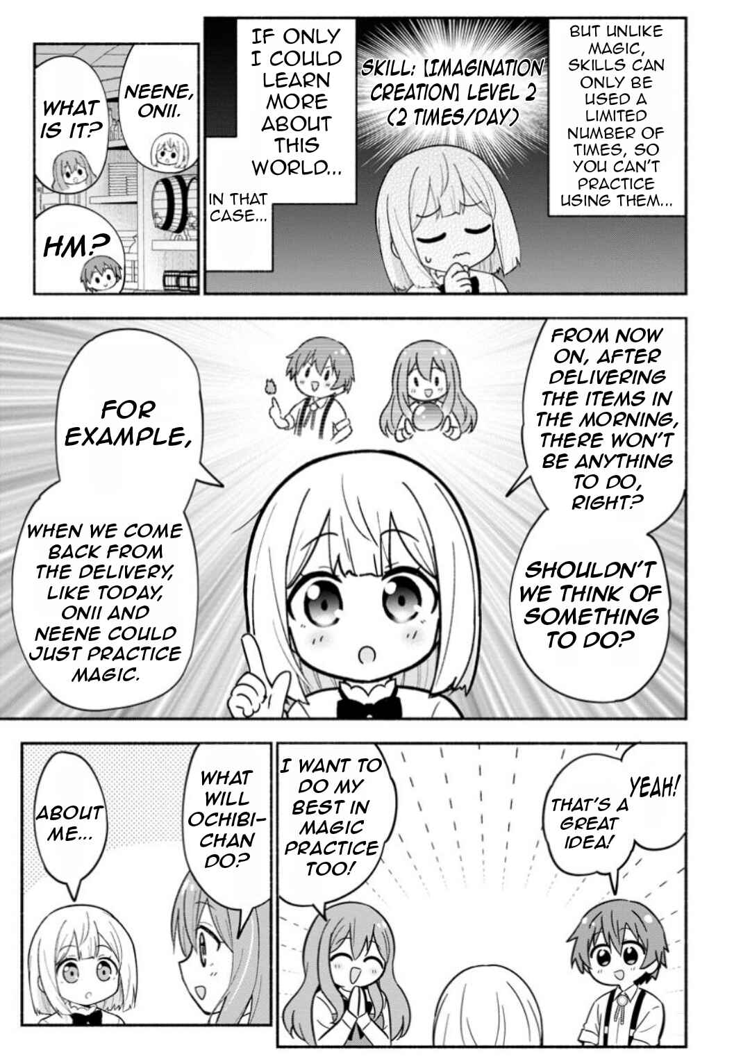 Page 12 Chapter 8 Isekai No Ochibi-chan wa Kyou mo Nanika wo Tsukuri Dasu