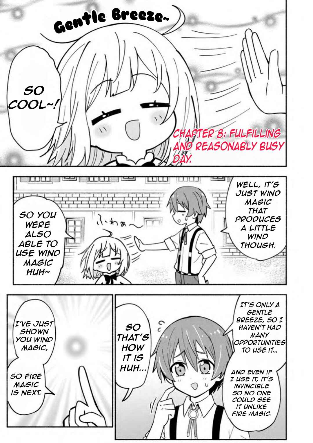 Page 4 Chapter 8 Isekai No Ochibi-chan wa Kyou mo Nanika wo Tsukuri Dasu