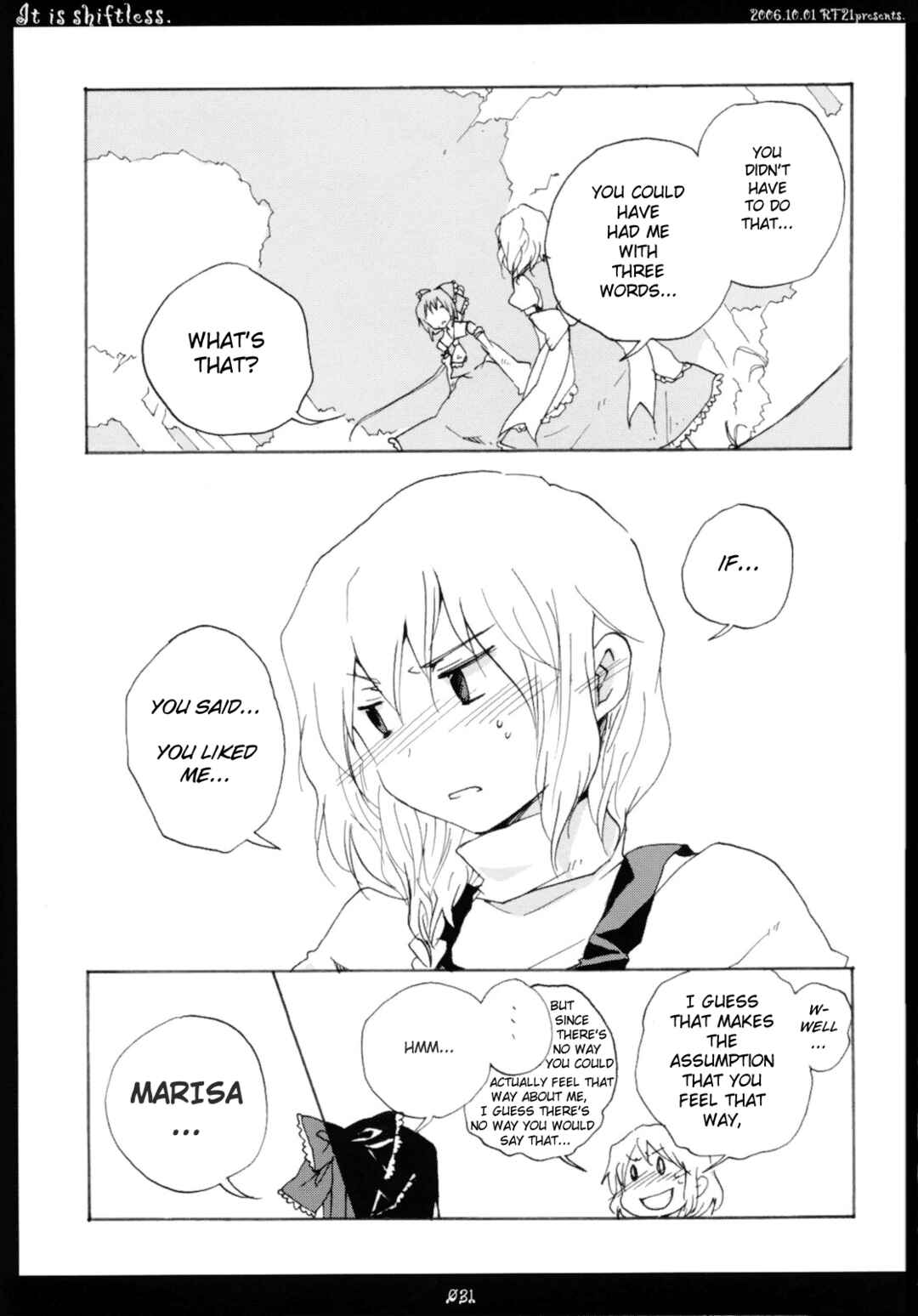 Page 30 Chapter 6 Touhou - Hatsukoi Crazy (Doujinshi)