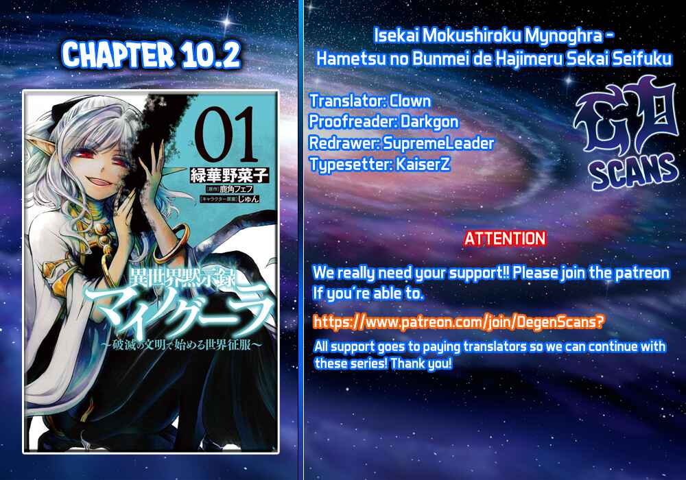 Page 1 Chapter 10.2 Apocalypse Bringer Mynoghra: World Conquest Starts with the Civilization of Ruin