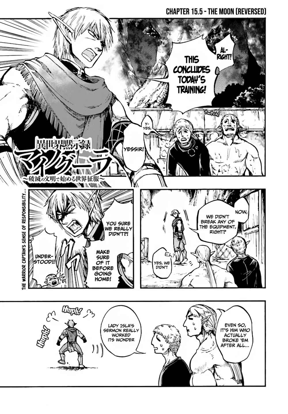 Page 2 Chapter 15.5 Apocalypse Bringer Mynoghra: World Conquest Starts with the Civilization of Ruin