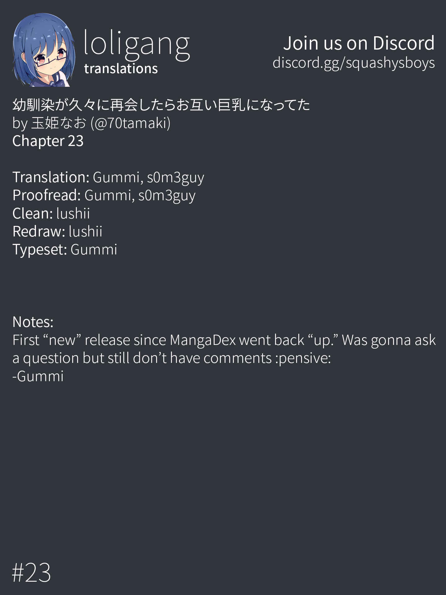 Page 6 Chapter 23 Long-Lost Pals Living Their Breast Life