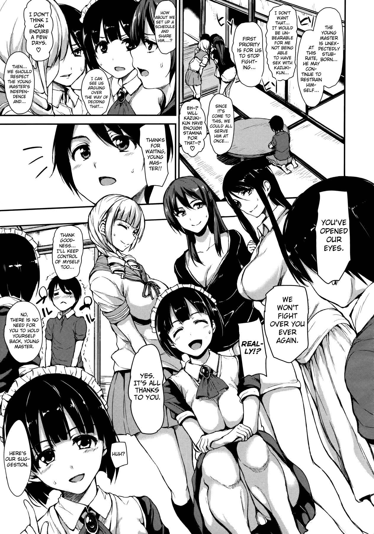 Page 3 Chapter 3 At Home Harem FudeoroSisters