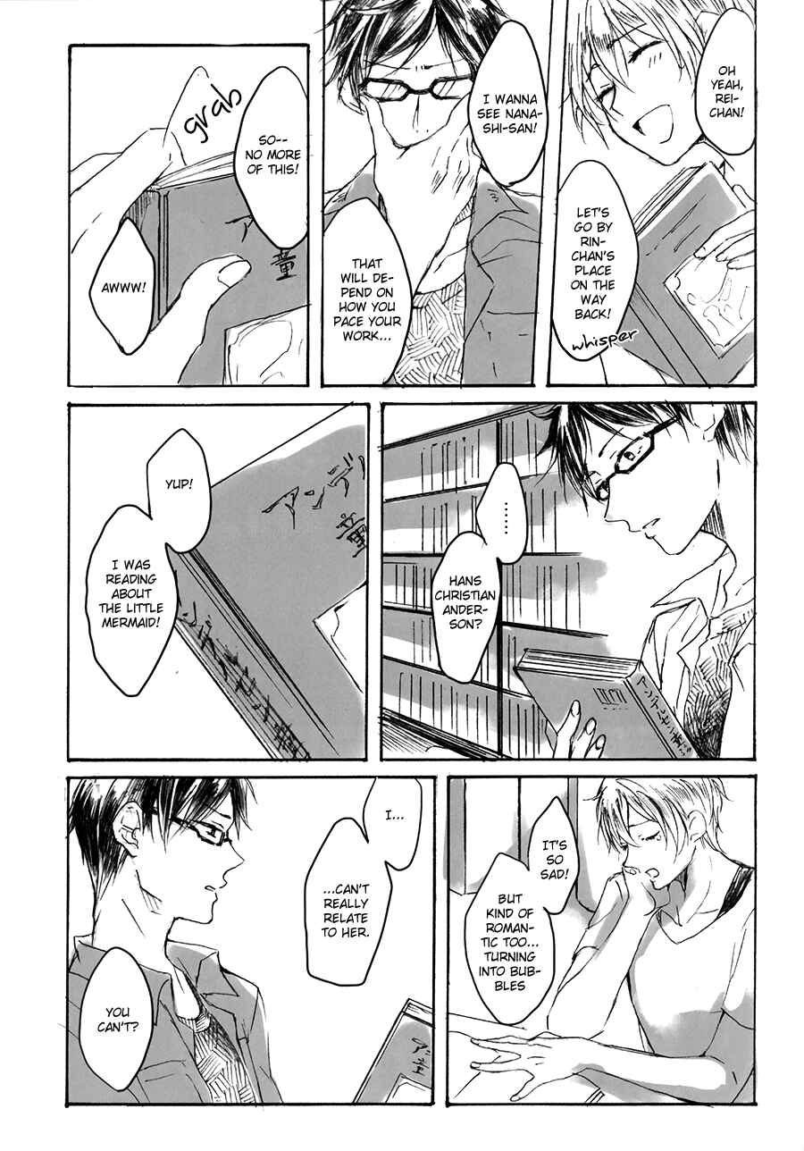 Page 25 Chapter Unknown_f2c9 Free! - Soshite Uroko wa Awa to Chiru (Doujinshi)