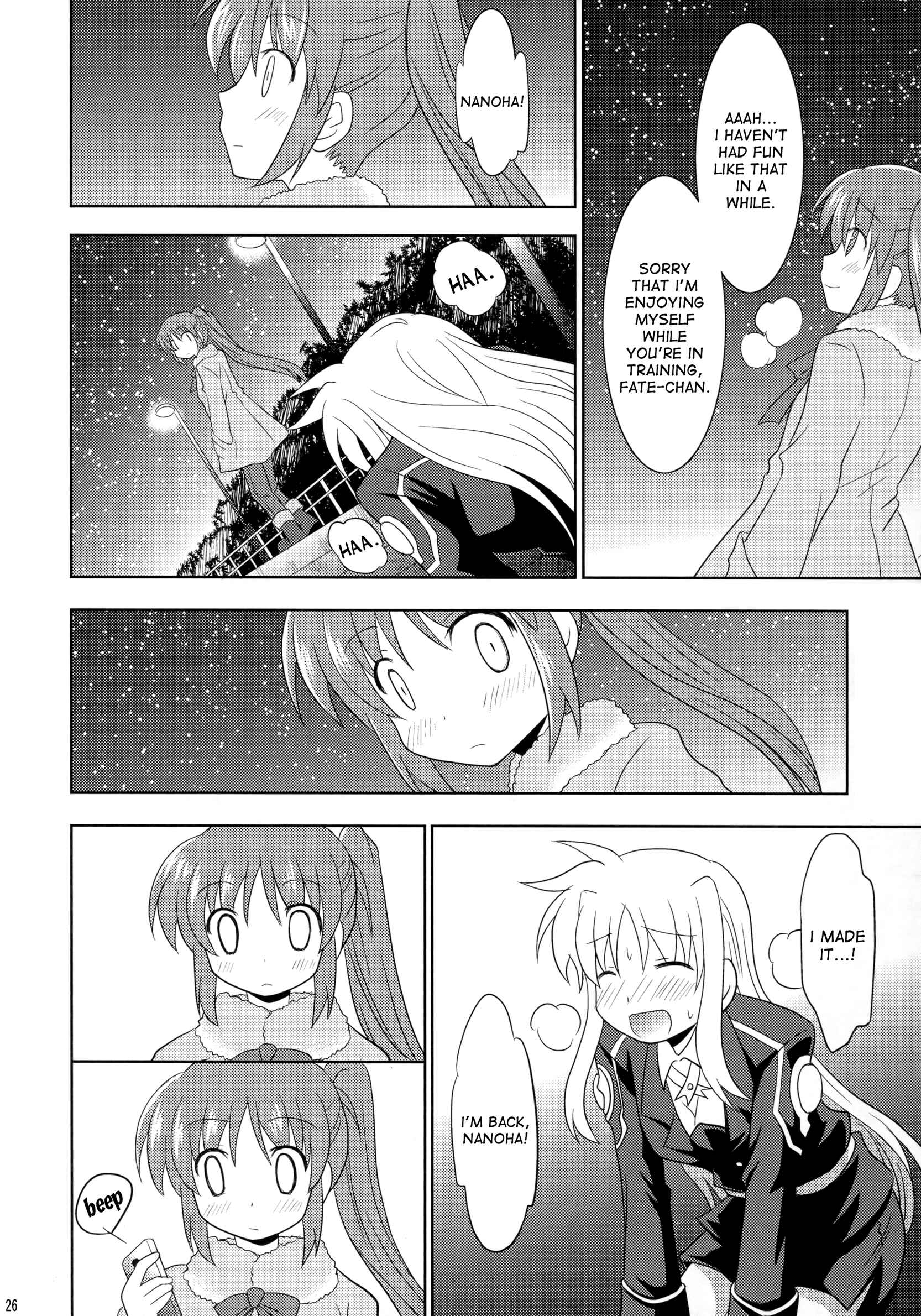 Page 22 Chapter Unknown_8359 Mahou Shoujo Lyrical Nanoha - Christmas Song for You (Doujinshi)
