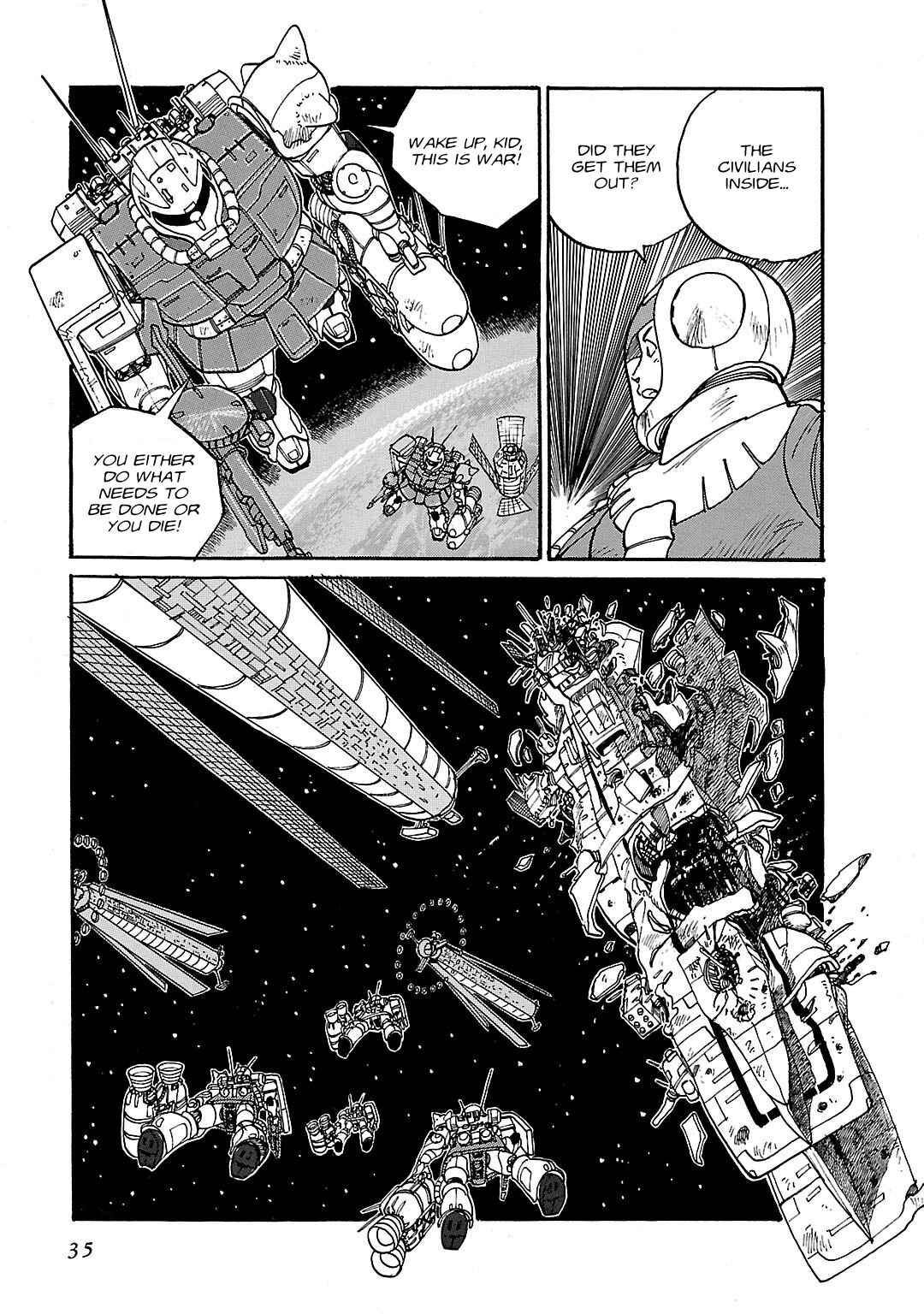 Page 35 Chapter 1 Mobile Suit Gundam - Record of MS Wars