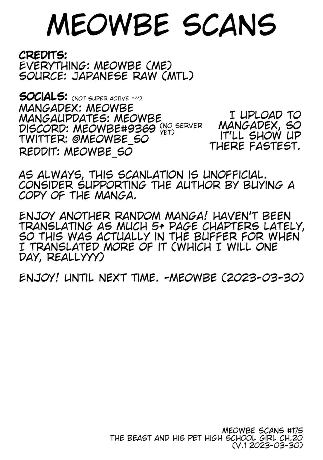 Page 21 Chapter 20 Kainushi Juujin to Petto Joshikousei