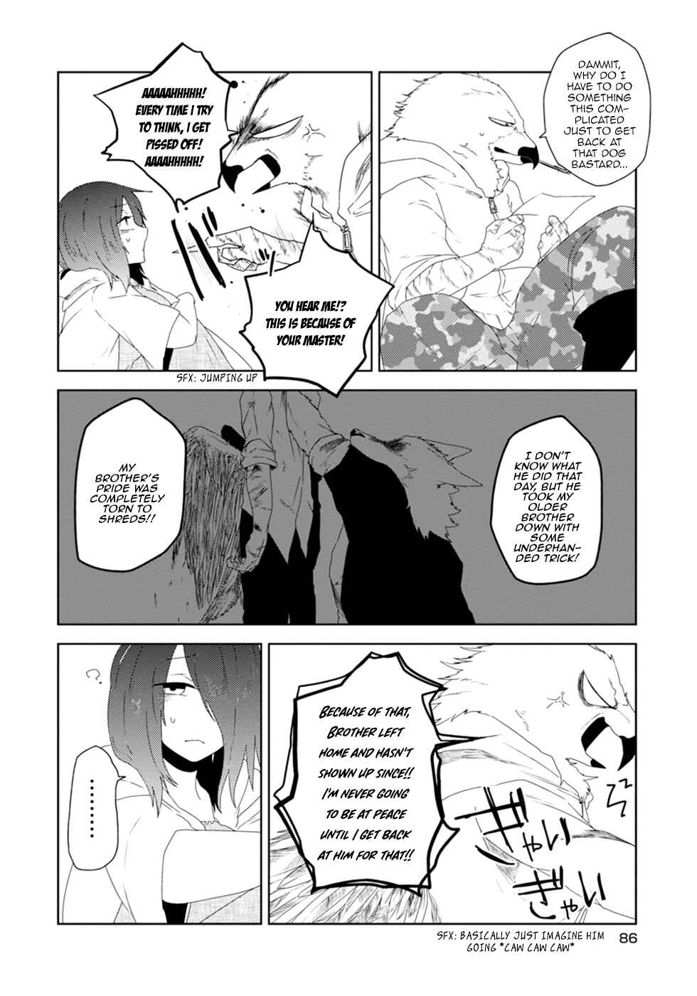 Page 12 Chapter 13 Kainushi Juujin to Petto Joshikousei