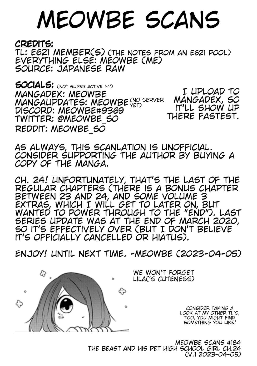 Page 25 Chapter 24 Kainushi Juujin to Petto Joshikousei