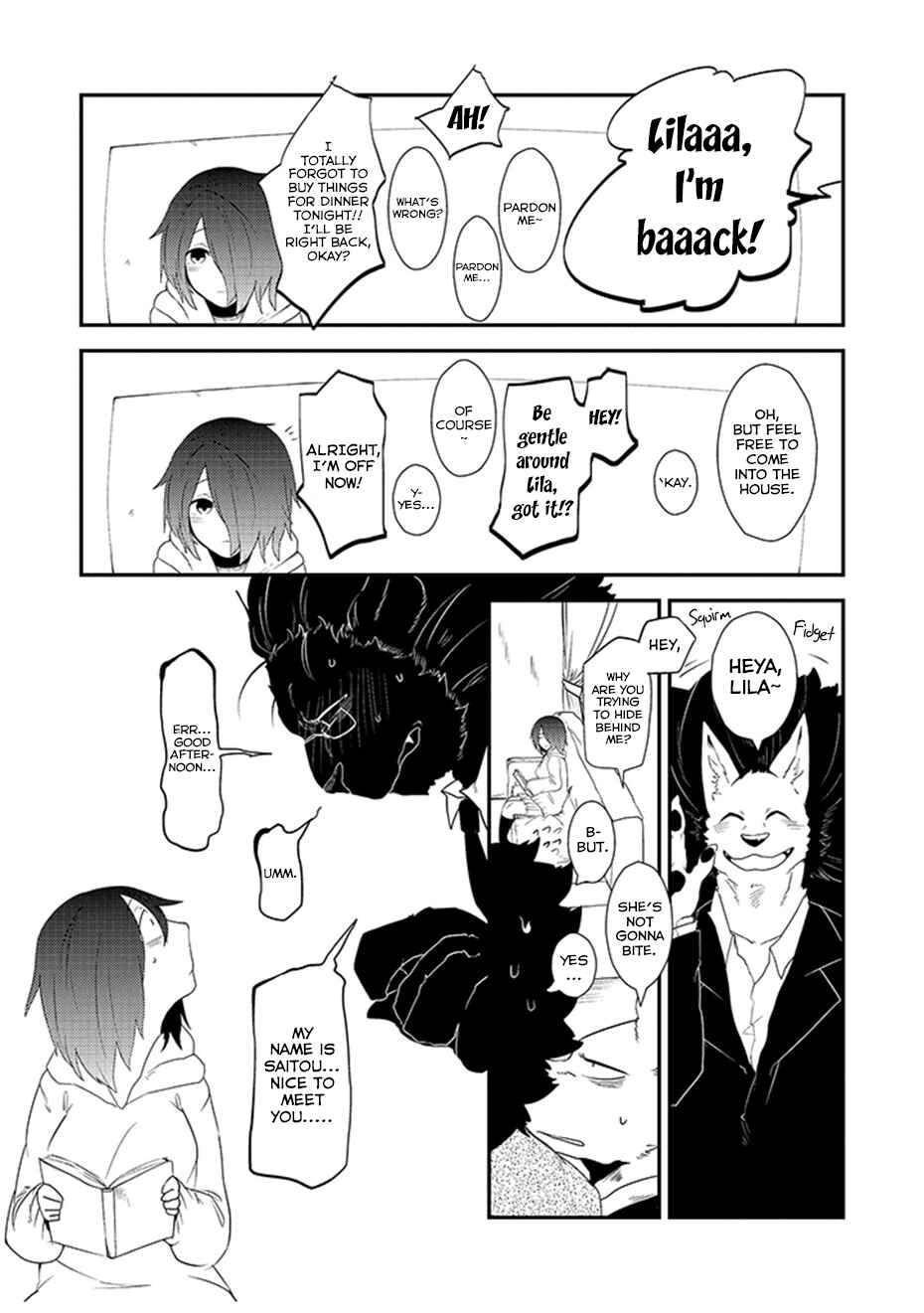 Page 7 Chapter 4 Kainushi Juujin to Petto Joshikousei