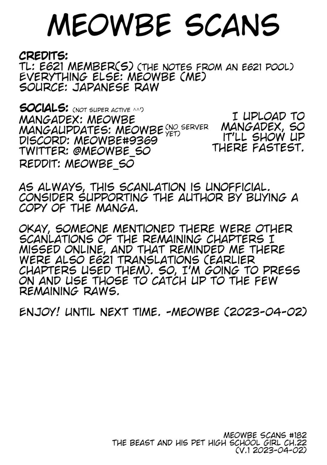 Page 26 Chapter 22 Kainushi Juujin to Petto Joshikousei