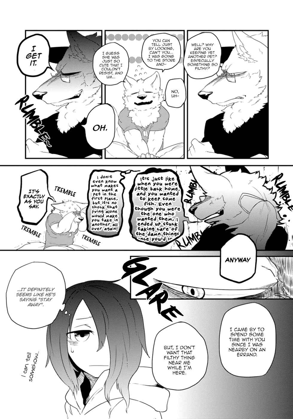 Page 3 Chapter 7 Kainushi Juujin to Petto Joshikousei