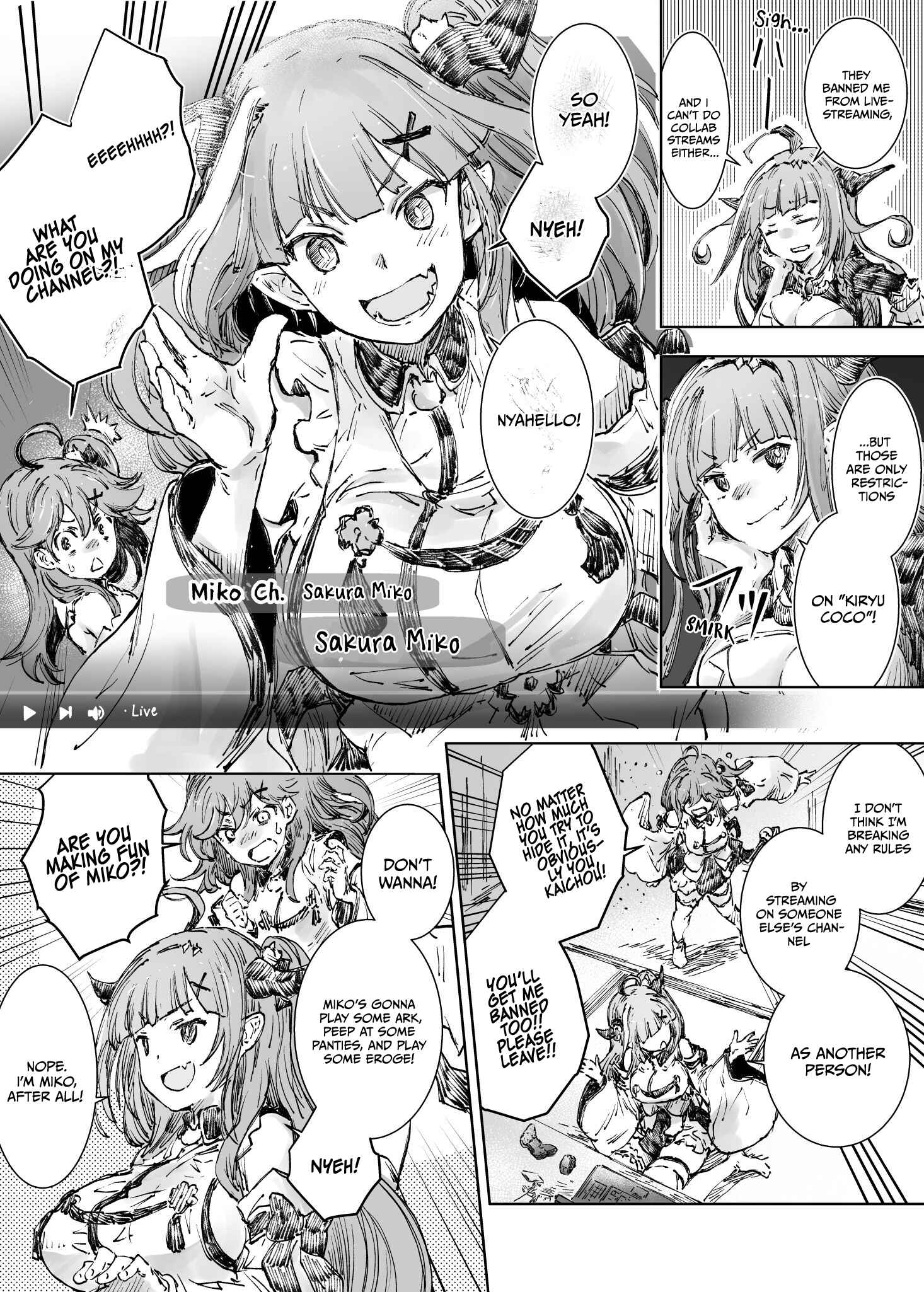 Page 1 Chapter 31 Hololive - Yohanes Twitter Shorts