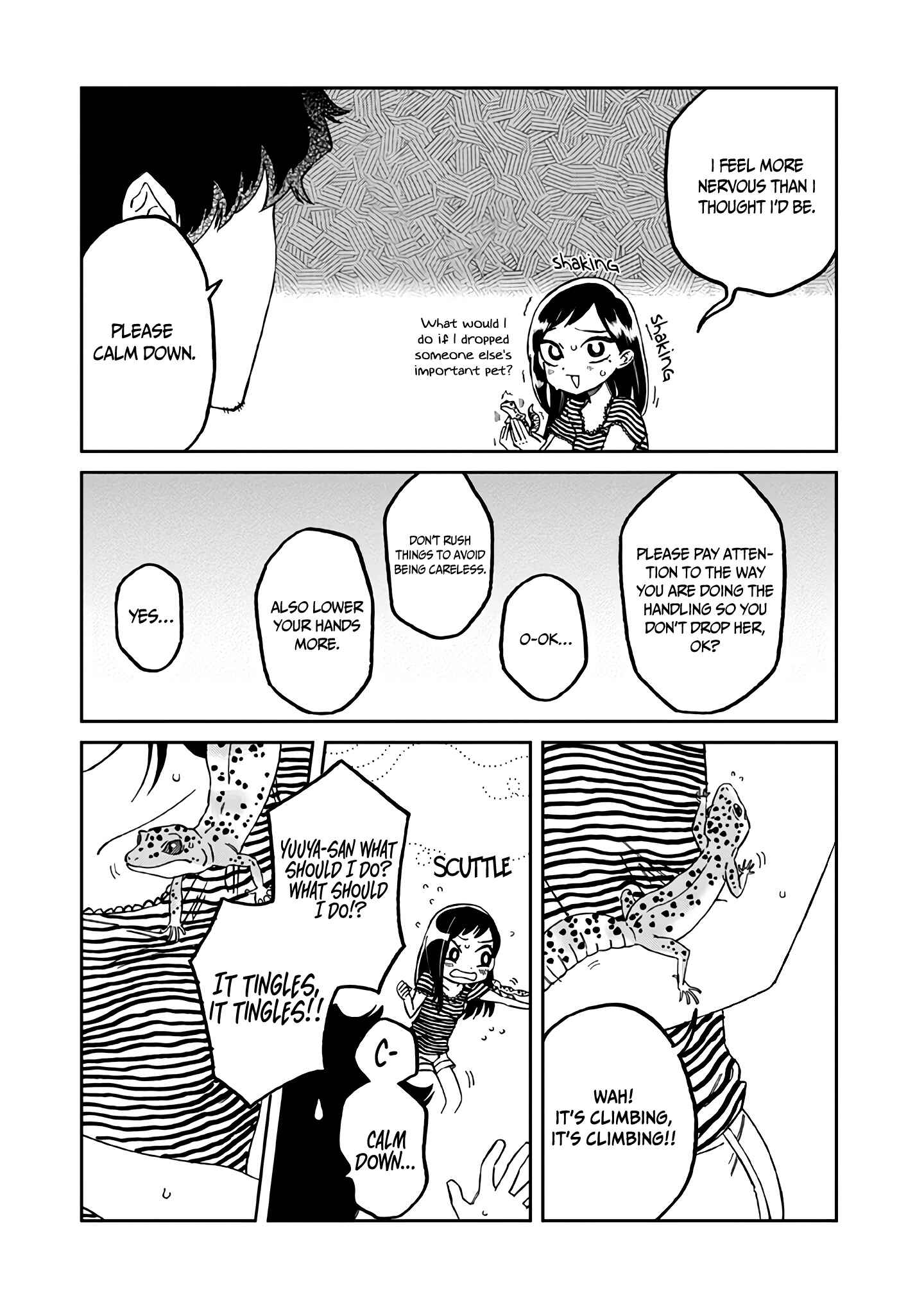 Page 14 Chapter 4 Madonna ga Glass Case no Naka