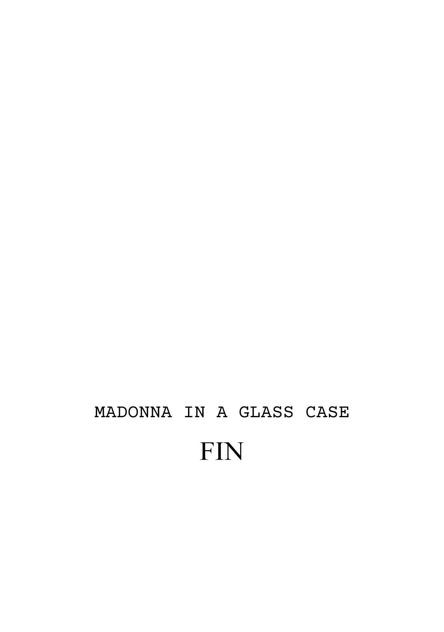 Page 16 Chapter 16 Madonna ga Glass Case no Naka