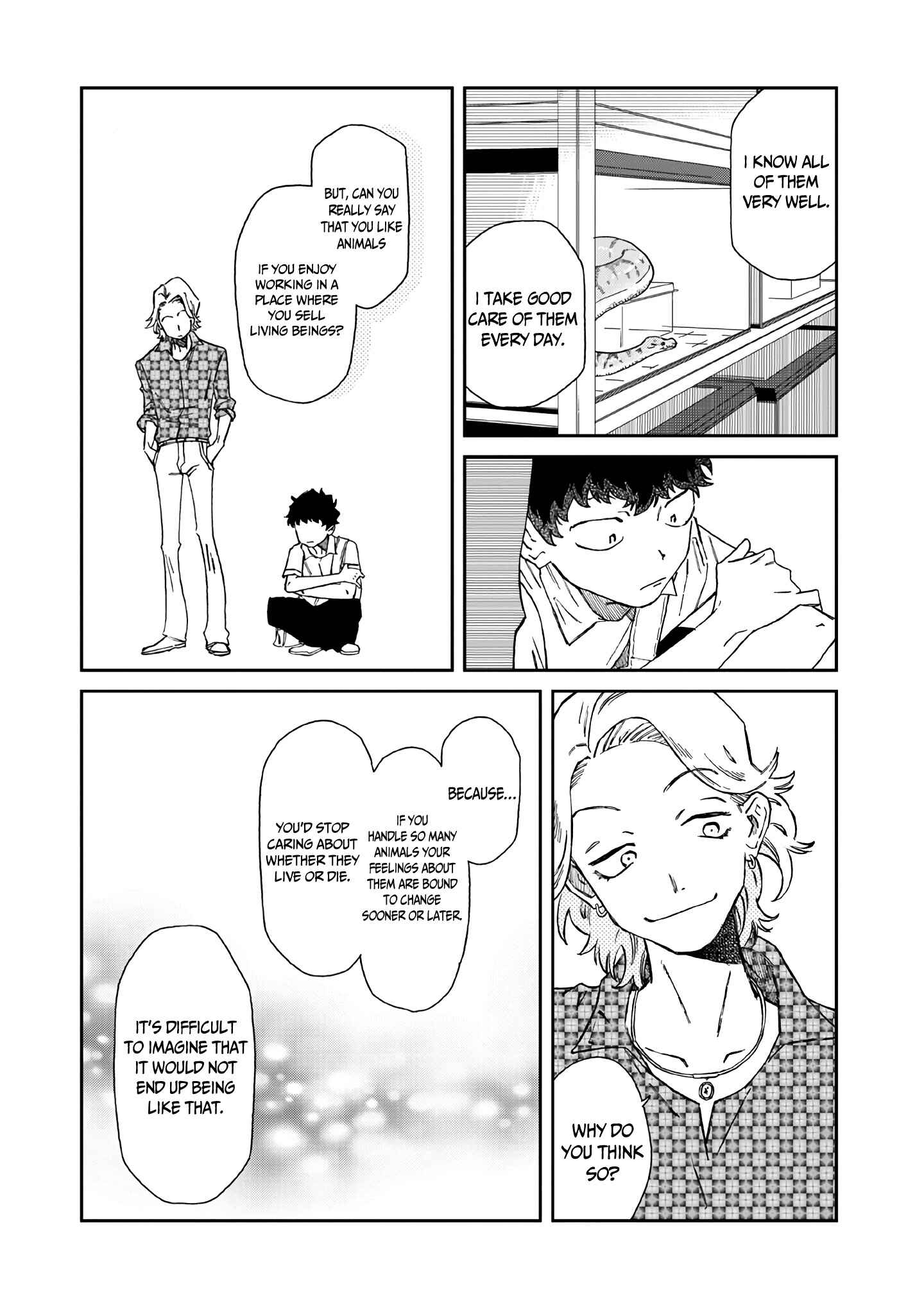 Page 14 Chapter 5 Madonna ga Glass Case no Naka