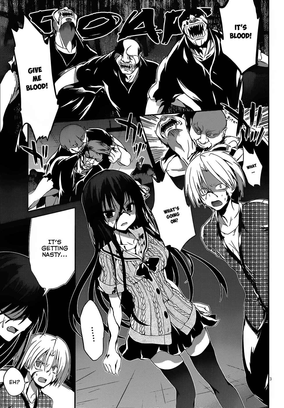 Page 4 Chapter 14 Kiryuin Kaya ni Chi wo Suwareru dake no Kantan na Oshigoto
