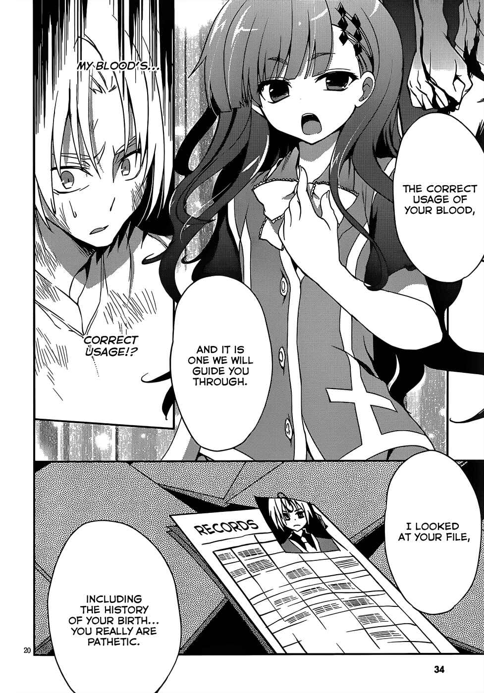 Page 22 Chapter 9 Kiryuin Kaya ni Chi wo Suwareru dake no Kantan na Oshigoto