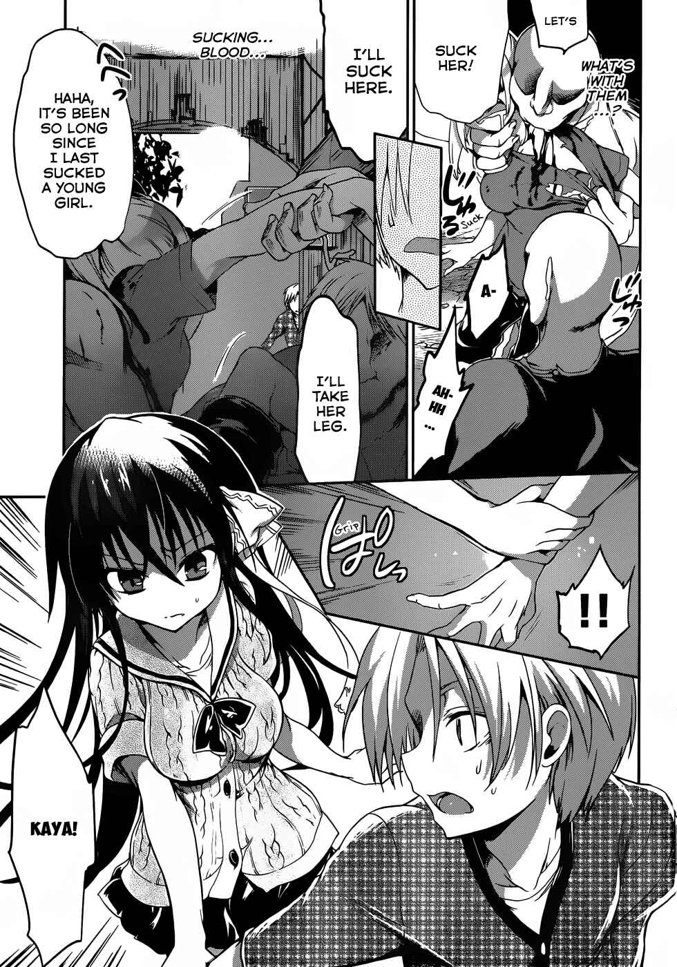Page 12 Chapter 13 Kiryuin Kaya ni Chi wo Suwareru dake no Kantan na Oshigoto