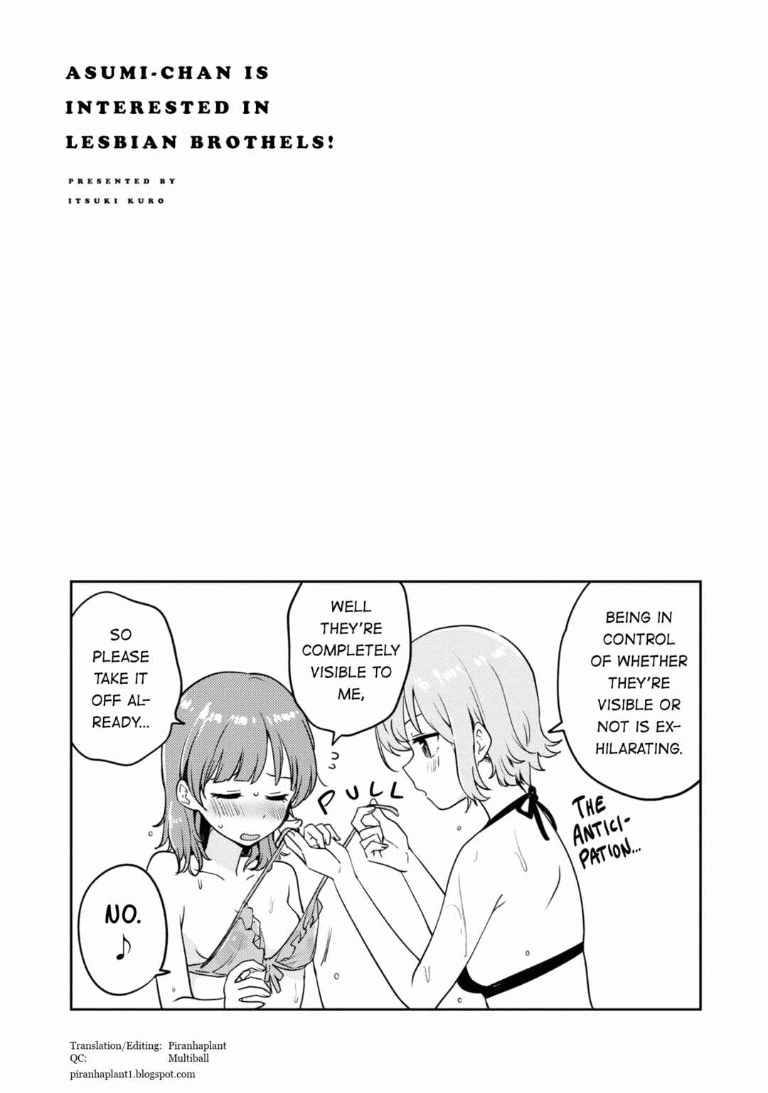 Page 37 Chapter 13 Asumi-chan is Interested in Lesbian Brothels!