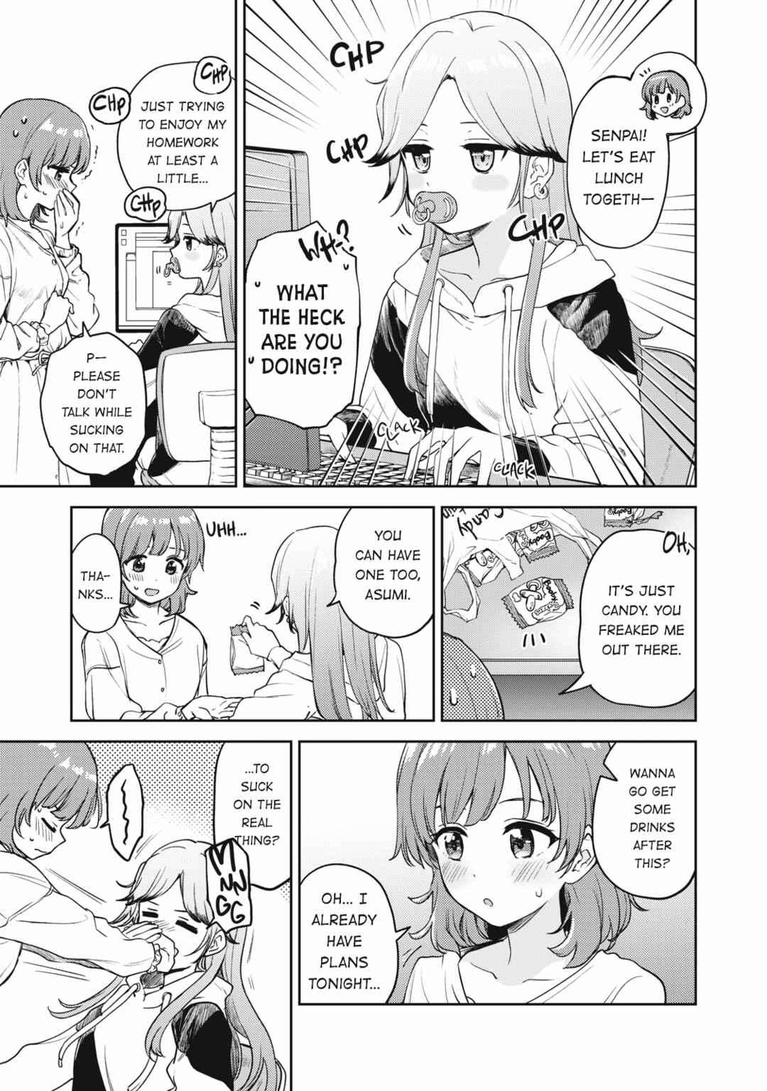 Page 1 Chapter 10.1 Asumi-chan is Interested in Lesbian Brothels!