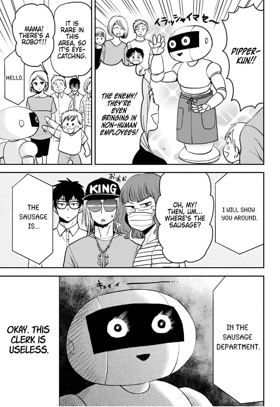Page 13 Chapter 52 Nietzsche-sensei - Konbini ni, Satori Sedai no Shinjin ga Maiorita