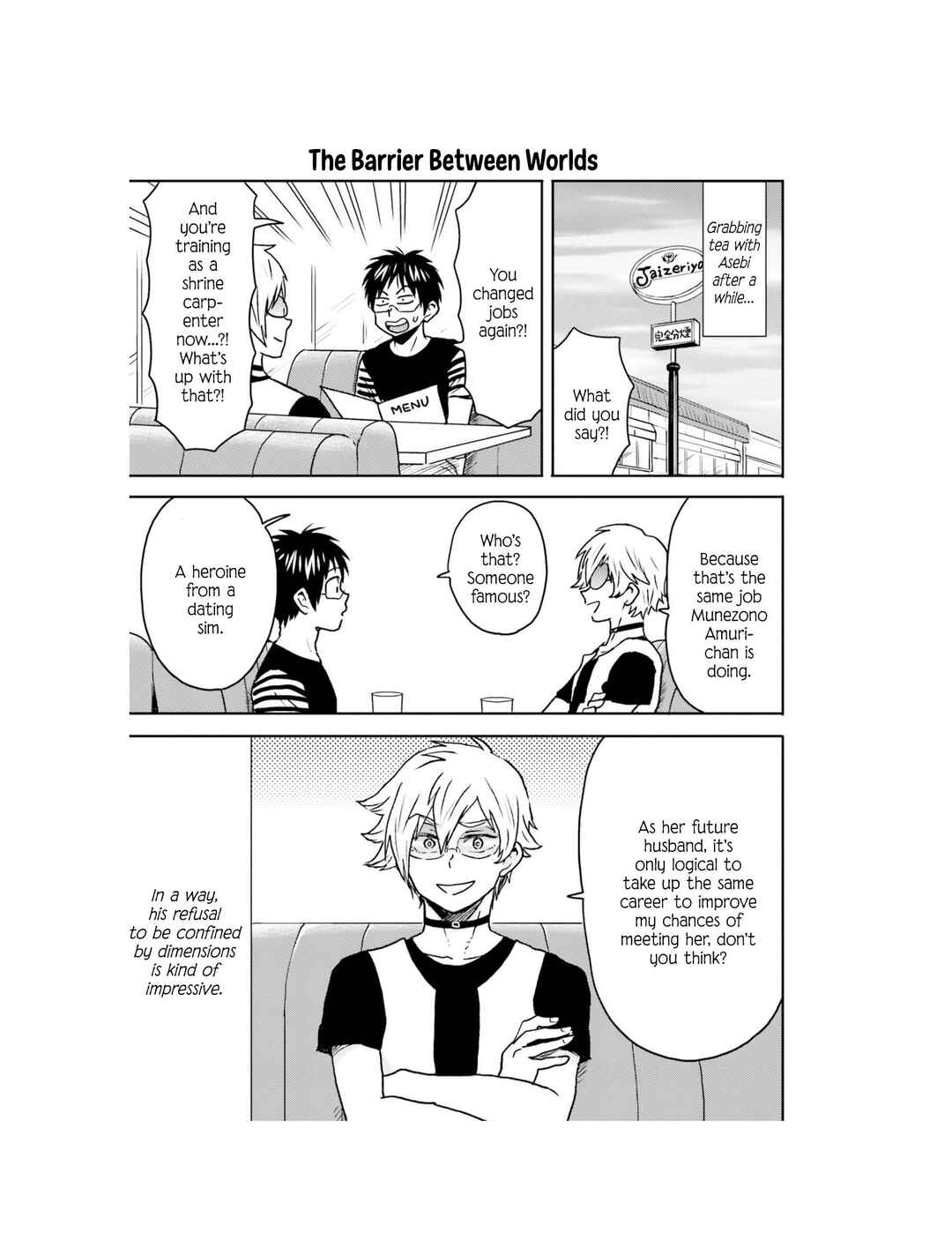 Page 22 Chapter 64 Nietzsche-sensei - Konbini ni, Satori Sedai no Shinjin ga Maiorita