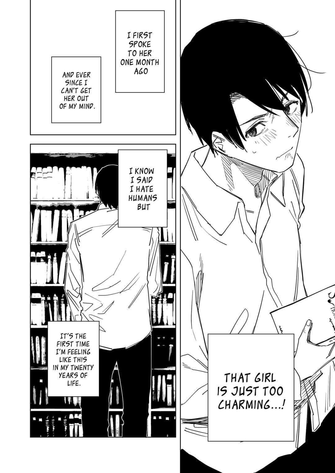 Page 10 Chapter 1 Ningen no 99% wa Hon de Dekite Iru