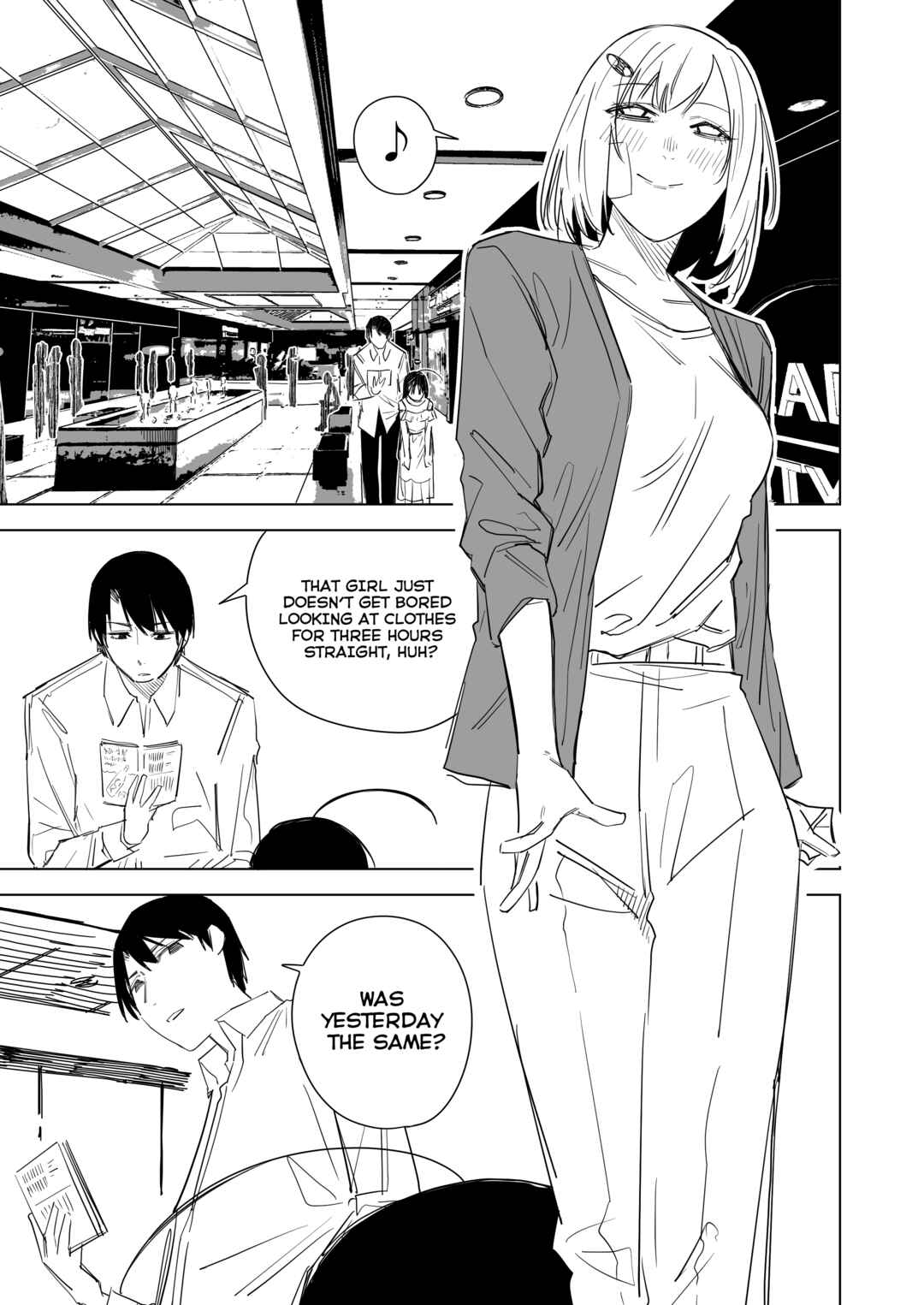 Page 1 Chapter 4 Ningen no 99% wa Hon de Dekite Iru