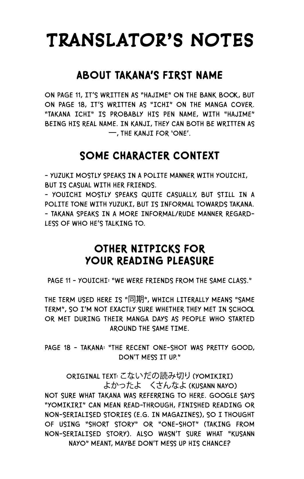 Page 54 Chapter 7 Bread & Butter