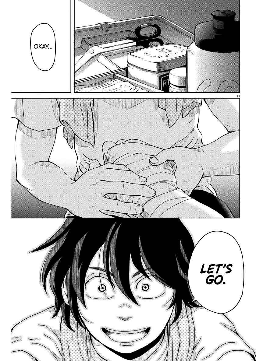 Page 13 Chapter 124 Saotome Senshu, Hitakakusu