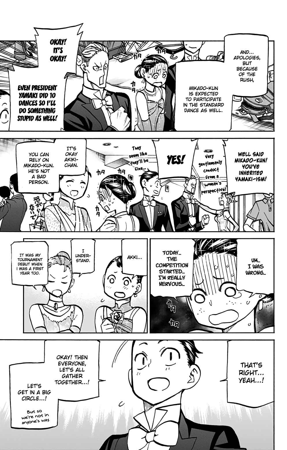 Page 13 Chapter 86 Sesuji wo Pin! to ~Shikakou Kyougi Dance-bu e Youkoso~